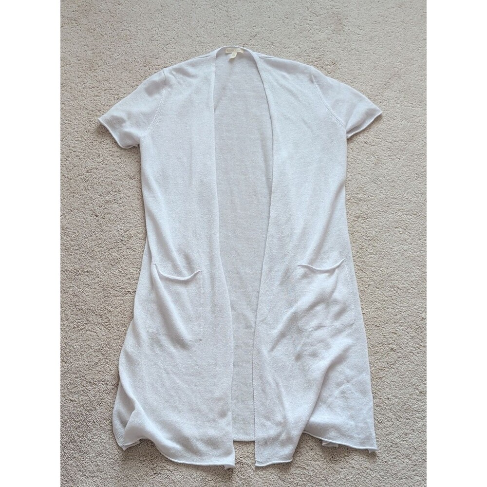 Eileen Fisher Organic Linen Cotton Cardigan Size S